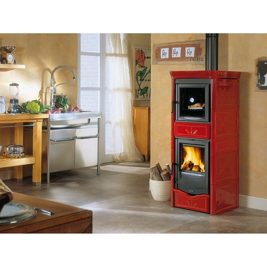 La Nordica-Extraflame nicoletta forno evo bordeaux_1