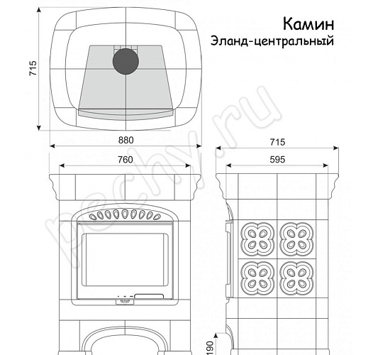 Contura эланд центральный. белая керамика_4