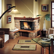 Облицовка Tema due sx, с банкеткой 60х40 (EdilKamin)